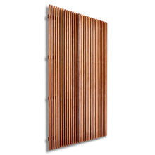 Load image into Gallery viewer, Merbau 8mm Gap Pool Screens - Oiled Finish