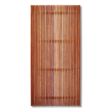 Load image into Gallery viewer, Merbau 8mm Gap Pool Screens - Oiled Finish