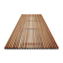 Load image into Gallery viewer, Spotted Gum Noosa 8mm Gap Pool Screens - Oiled