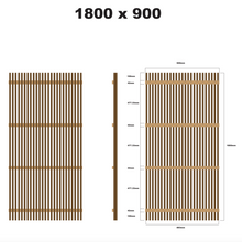 Load image into Gallery viewer, Merbau Batten Screens - Raw Finish
