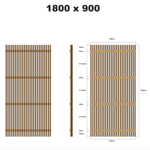 Load image into Gallery viewer, Merbau Batten Screens - Oiled Finish
