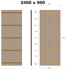 Load image into Gallery viewer, Merbau Batten Screens - Raw Finish
